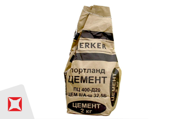 Цемент для фундамента ЦЕМ II/А-Ш 2 кг Терракот ГОСТ 31108-2020