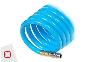 Шланг спиральный фитинги рапид Fubag 170301 Ф 6x10 мм для полива (голубой)