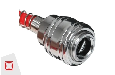 Шланг спиральный быстросъемный Matrix 57004 Ф 6x8 мм (красный)
