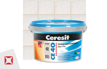 Затирка для плитки Ceresit 2 кг жасмин в пакете