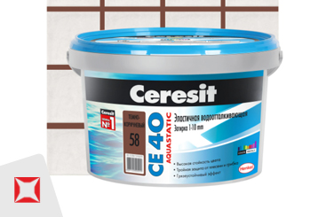 Затирка для плитки Ceresit 2 кг цементная